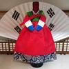 Korean Wine Bottle Cover Korean Folk Traditional Style Hanbok Fabric Red Wine Packaging Case Wine Cabinet Wine Dustproof Cover