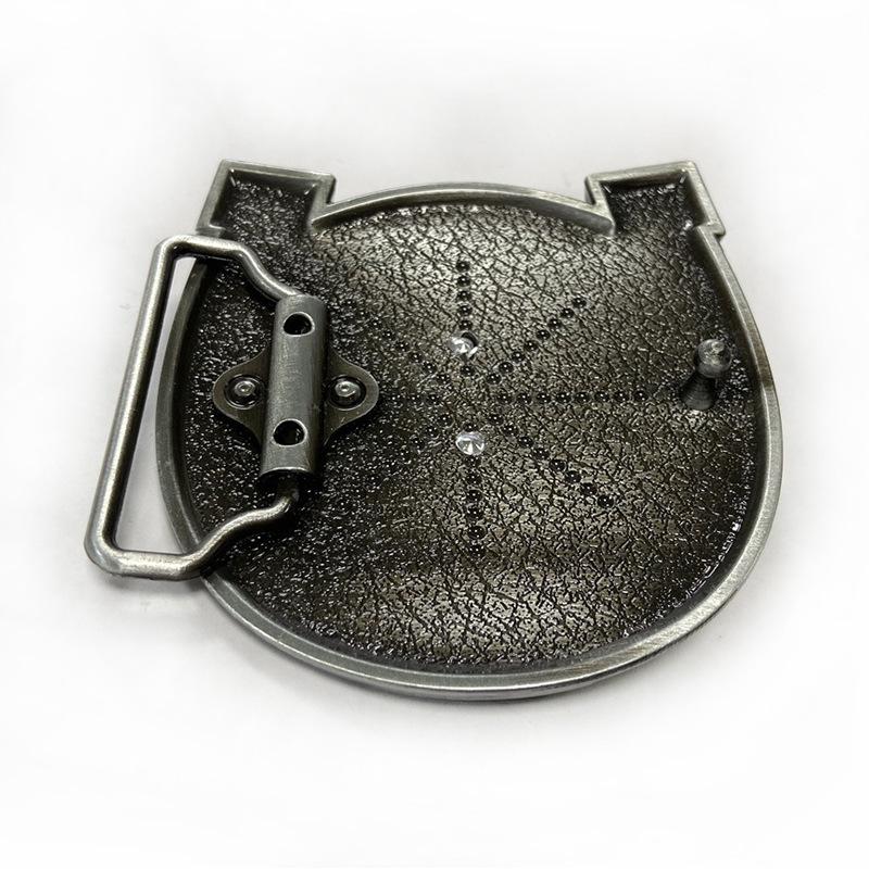 Punk Style Horseshoe Animal Belt Buckle: Fashion Alloy Accessory