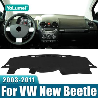 Para Volkswagen VW New Beetle 2003 2004 2005 2006 2007 2008 2009 2010 2011 Cubierta de Salpicadero de Coche Evitar Luces Alfombrillas Alfombra de Instrumentos