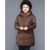 Mother Winter Down Cotton Jacket Coat Thicken Warm Grandma Snow Wear Parkas