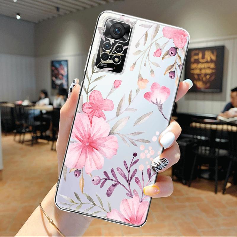 Husă de telefon cu flori de margaretă cu flori pentru Xiaomi Redmi Note 12 7 8 9 8t 11t 8 10 Pro 9s 10s 11 11s pentru Mi 9a 9 9c 9t 10 10c K40
