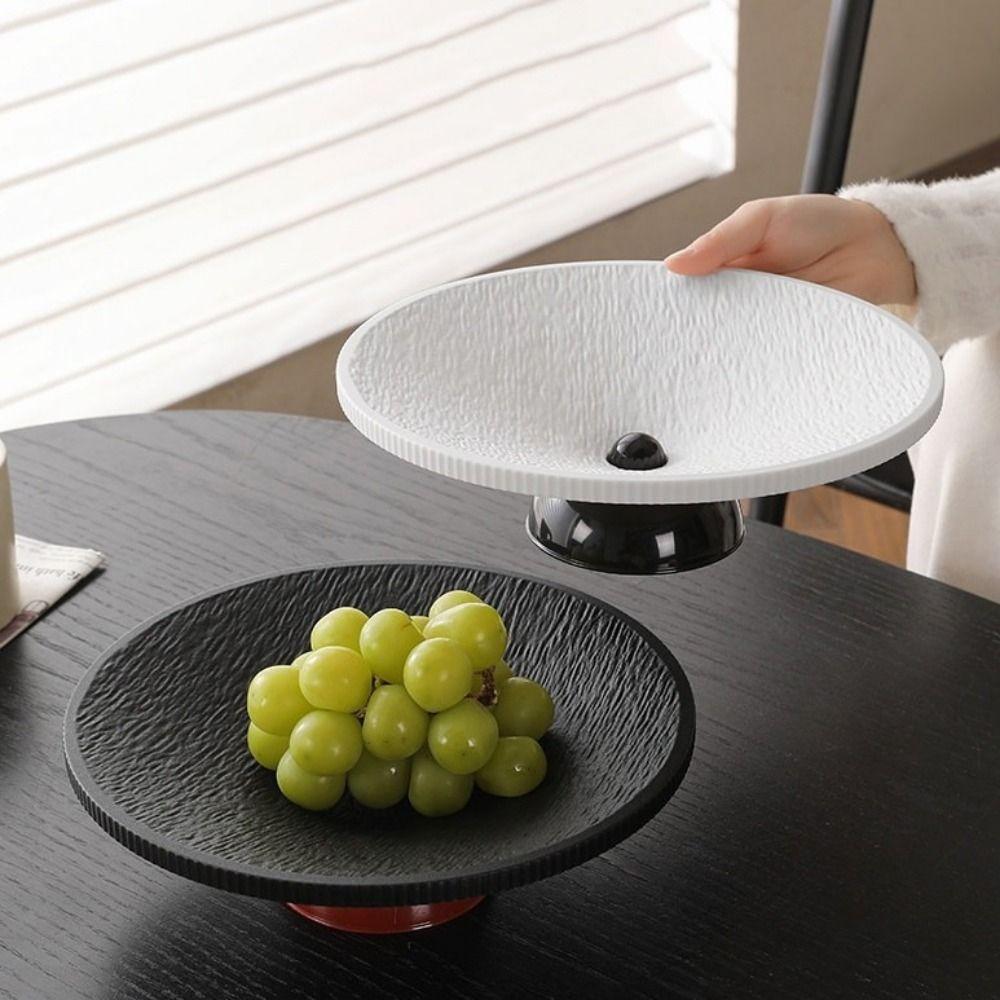 Abtropfende Trockenfruchtschale Kunststoff-Süßigkeitenteller Multifunktionales Snack-Serviertablett für die Küche