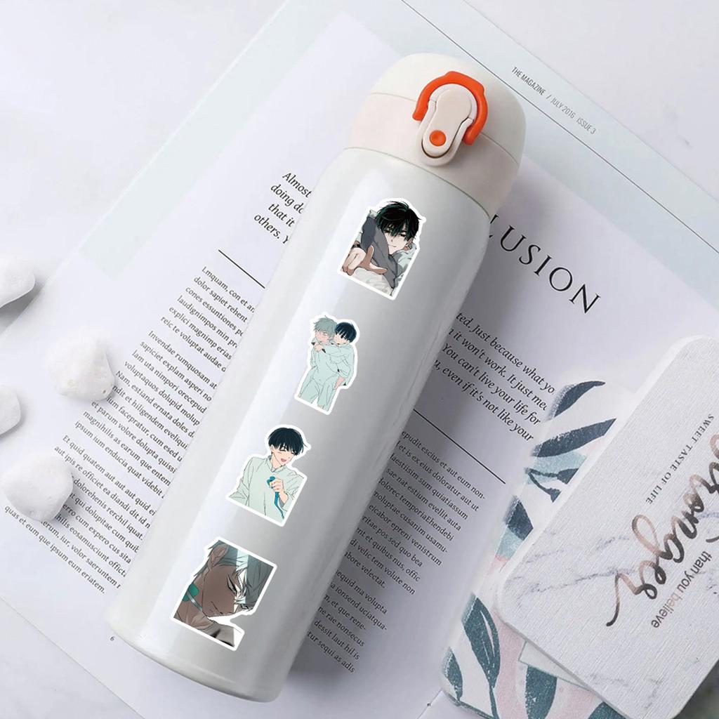3 Anime Peripheral Stickers, Cartoon Character Decorations, Mobile Phones, Water Bottles, Cabinets, Cut Film Stickers
