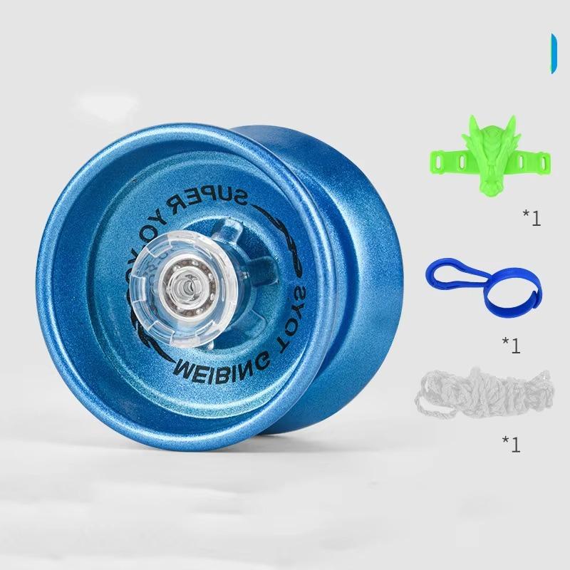 

Йо-йо 1 шт сплав начального уровня фристайл легкая атлетика красочные детские подарки кончики пальцев синий