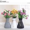 Hemp Rope Ripple Vase with Origami Design for Dried and Artificial Flowers