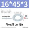 Oversized Thickened Galvanized Iron Flat Washer M2M3456810-M6