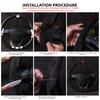 Husa Volan Auto din Piele Suede Pentru Opel Astra (H) Zaflra (B) Signum 2005 Vectra (C) Vauxhall Astra Holden Astra