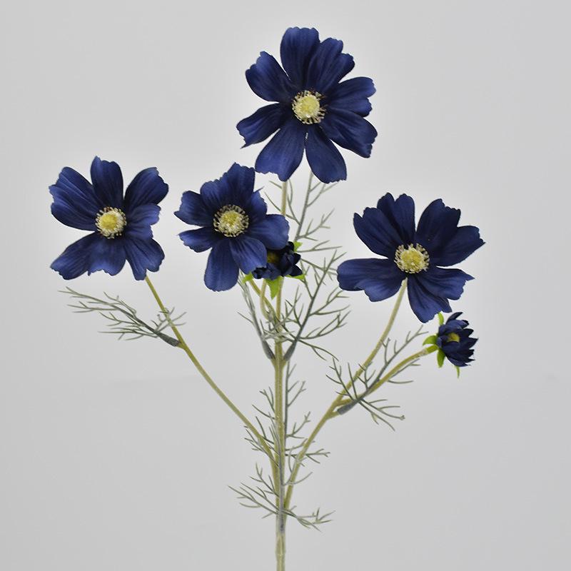 Pastoralne Kwiatowe Jedwabne Kosmosy i Kosmosy Symulowane Kwiaty