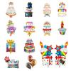 Birthday Party Balloon DIY Scene Layout Various Styles Birthday Cake Toy Decoration Creative Inflatable Cartoon Aluminum Foil Balloon Party