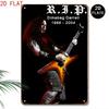 Tin Sign  Metal Poster Rock Star Guitar Music Legend Tribute Wall Decor Vintage Rustproof Decorative Plaque for Bar Pub Garage