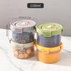 Plastic Cereals Storage Tank With Handle Moisture-Proof Pasta Snack Spice Container Sealed Food Storage Box Kitchen Organizer