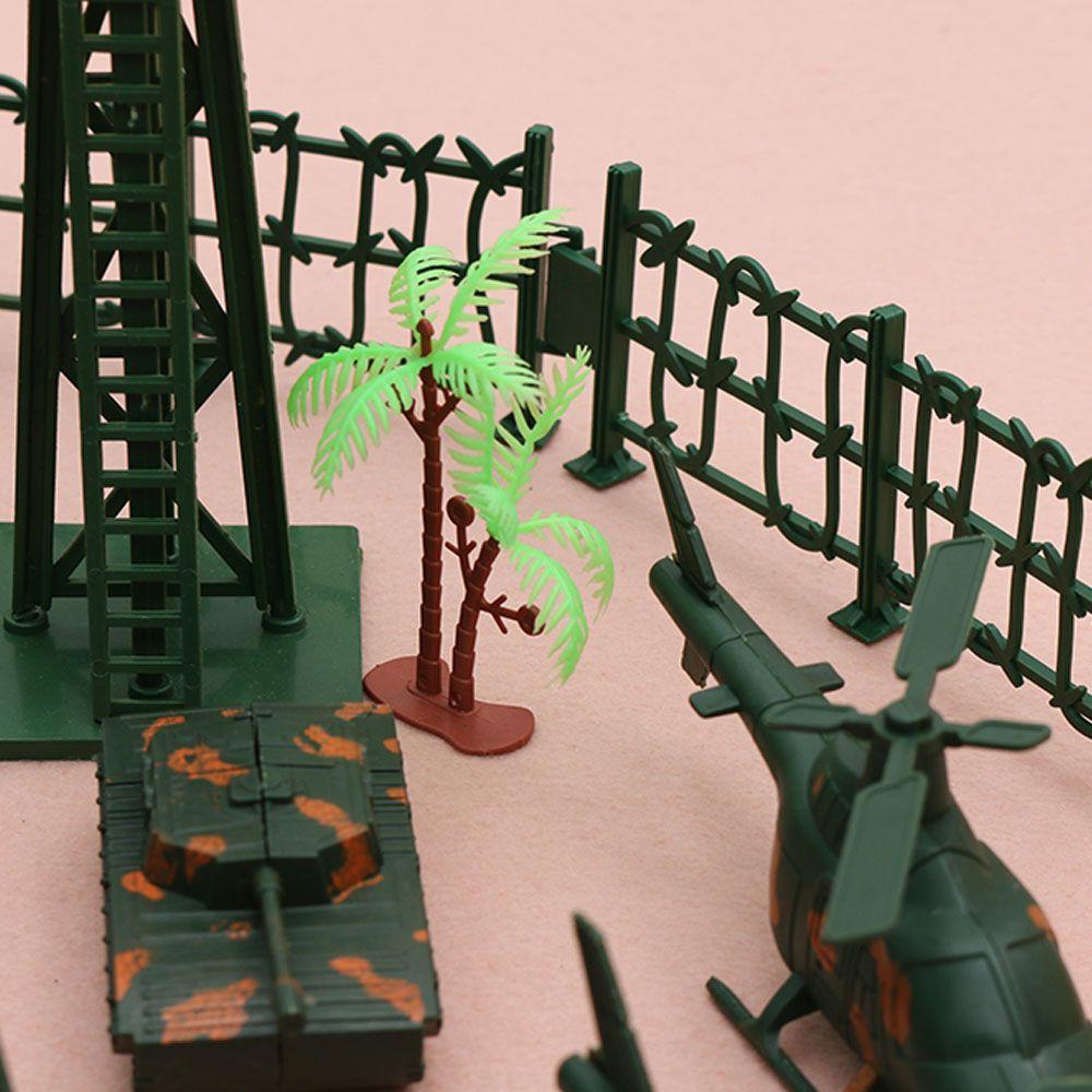 Jungen Geschenk Geschützturm Flugzeug   Plastiksoldaten 12 Posen Männer Figuren