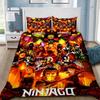 Exquisite 3D Hot Game Ninjago Wallpaper L-Legos Digital Printing Bedding Set Duvet Cover Comforter Bed Youth Girl Boys Gift