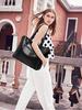[Cinq Chats] Leather Tote Bag (Black)
