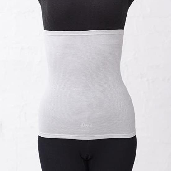 BS Fine Stone Long Waist Warmer for Stomach Cold and Made in and BN2202 Pink "Wearable Bath" Fatigue, Japan, Women's Men's, (Black, Gray, Beige, M, L,