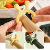 Porta spatola a forma di orecchio di cervo, clip anti-scottatura e anti-trabocco per pentola, poggiacucchiaio in silicone, clip per utensili da cucina, gadget da cucina