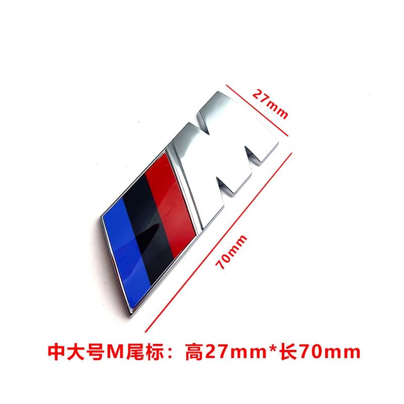 M Sports Sticker Car Accessories Sticker Styling For BMW M LOGO Fender Emblem Badge Rear Trunk Badge 1 3 5 Series X1 X3 X5 X6m AS2