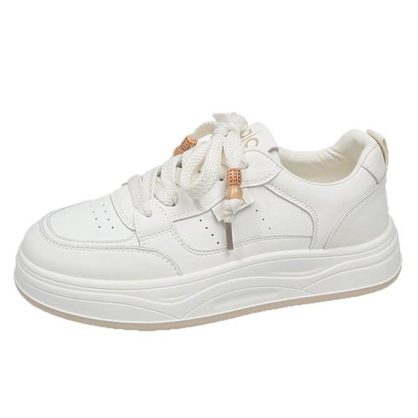 Soft leather little white shoes women's 2025 new spring and autumn versatile casual board shoes ins trendy breathable niche sports shoes