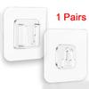 Multi-Purpose Hooks Cable Organizer Double-Sided Adhesive Wall Hooks Waterproof Towel Hooks Stickers Kitchen Bath Door Hooks