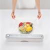 Magnetic Plastic Wrap Cutter Box Magnetic Aluminum Foil Dispenser Refillable Space Saving Cutter Container For Kitchen Fridge