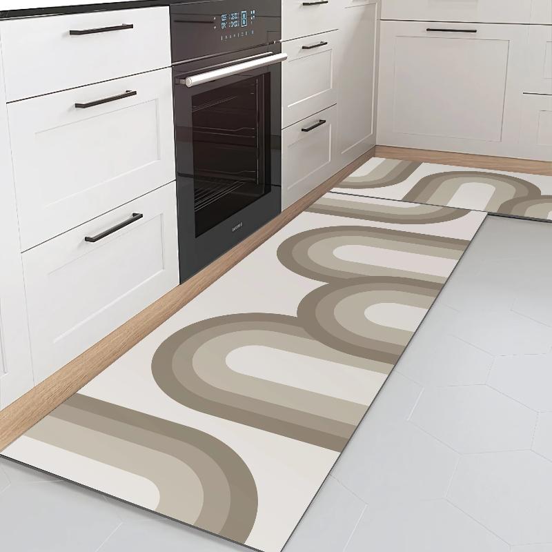 Kitchen Floor Mat Oil-Proof Waterproof Scrubbable Pvc Carpet Home Decoration Firm And Non-Slip Leather Mats Alfombra