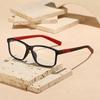 Unisex Classic Square Frame High-definition Anti-blue Light Reading Glasses Men's Fashion Sports Non-slip Far-sighted Glasses