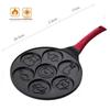 SEE KEAN 7-Hole Cartoon Non-stick Waffle & Egg Frying Pan
