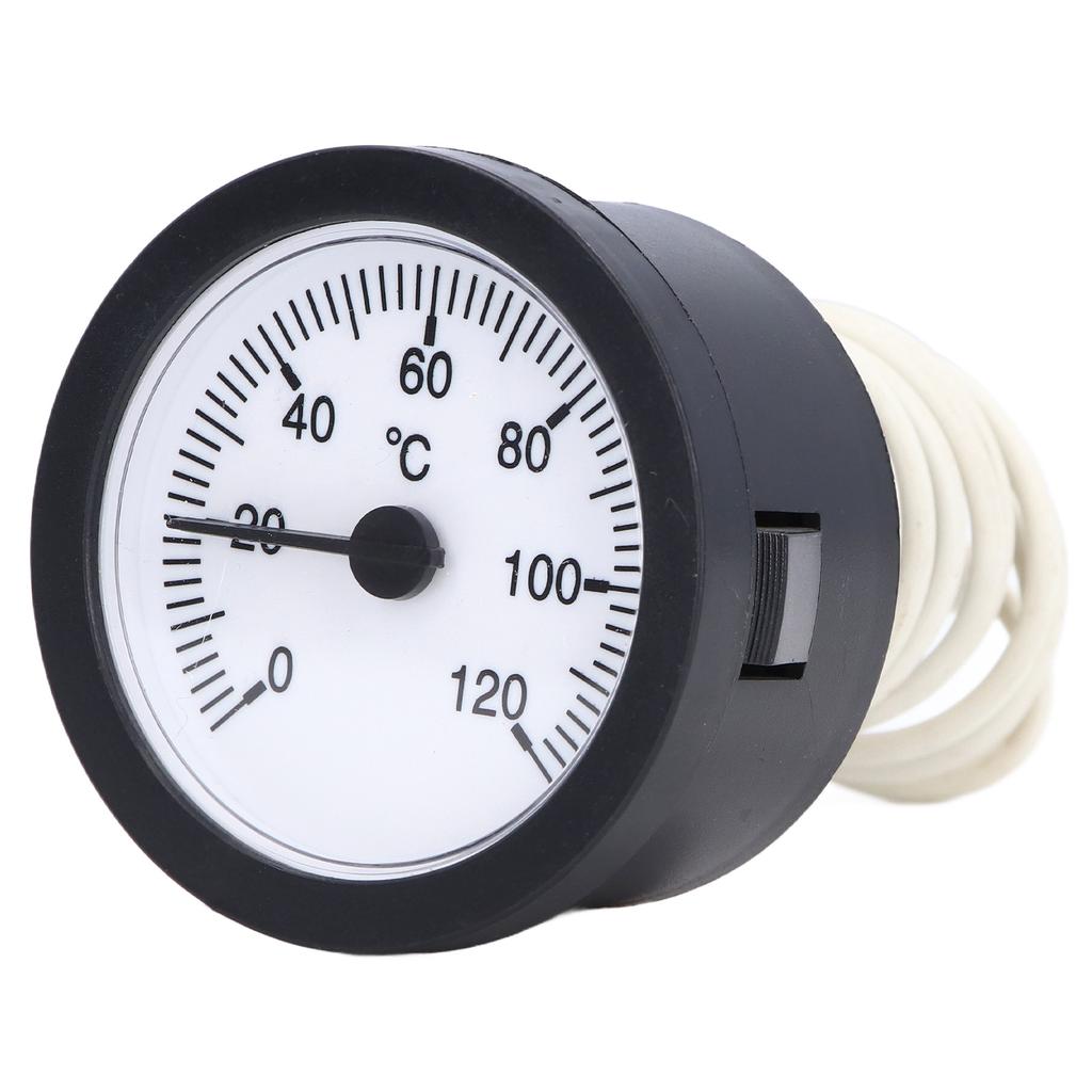 Zeigerthermometer 0?120 Grad C Messbereich Kupfersensor Klare Temperaturskala 52mm/2.0in