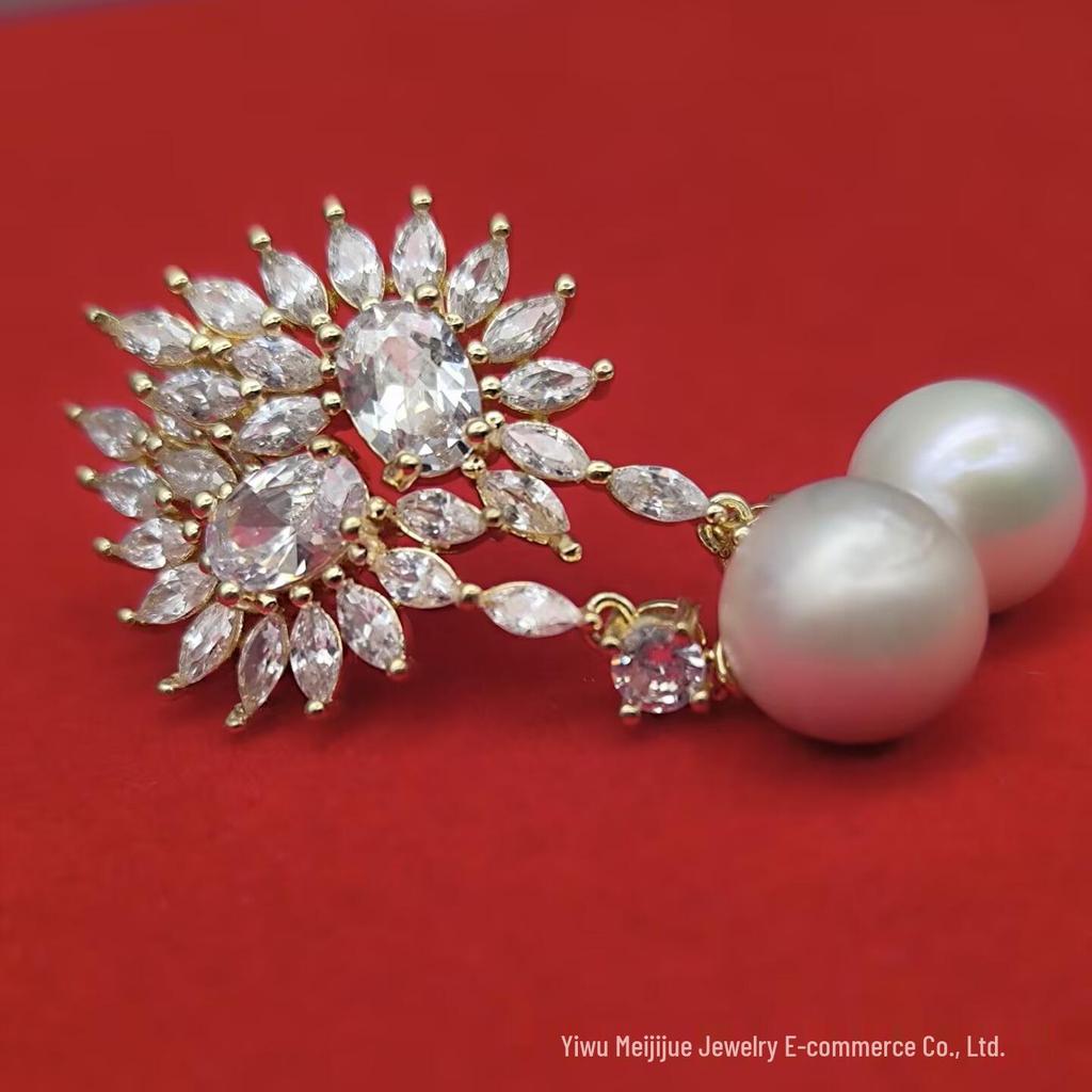 Korean-Style Pearl Rabbit Ear Stud Earrings - Trendy, Versatile Fashion Accessories