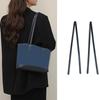 31in Shoulder Bag Strap Tote Bag Belt Solid Color PU Leather Belt with Shoulder Pad Replacement DIY Purse Bag Accessory