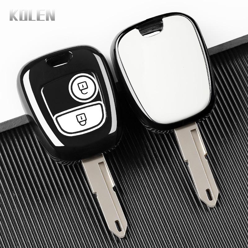 New Tpu Car Key Case Cover For Peugeot 107 206 207 307 For Citroen C1 C2 C3 C4 Toyota Aygo Protected Keychain Fob Accessories
