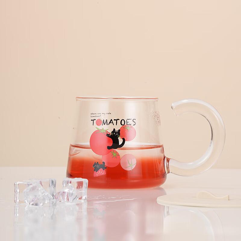 GUOZI Cat Design High Borosilicate Glass Mug