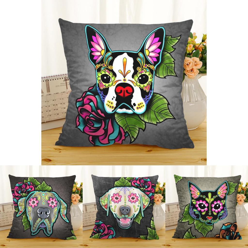 Premium Quality Cute And Funny Dog Pillow Cover For Anime Home Decor And Gifting