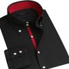 Herren Hemd Button-down Kragen Formell Business Langarm Lässig Koreanische Mode Slim Fit Männliche Designer Hemden Weiß