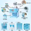 220~240V 3L Electric Ice Crusher Ice Blender Machine Ice Shaver Hand Ice Maker Crusher Snow Cones Machine