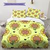 Cartoon Art Pattern Bedding,Quilt Set Quilt Cover Pillowcase Home Birthday Gift (1 * duvet cover + 2 * pillowcase, without core)