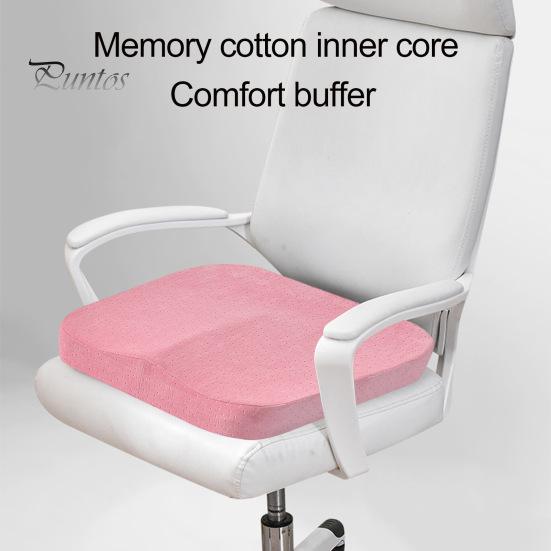 Office Sedentary Cushion Non-Slip Soft Thickened Memory Foam Dorm Student Long Sitting Hours Sciatica Tailbone Pain Back Relieving Chairs Seat