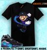 Tee Shirt Matching AJ 8 Aqua 2025 To Match Sneaker Sneakerhead Mario T Shirt