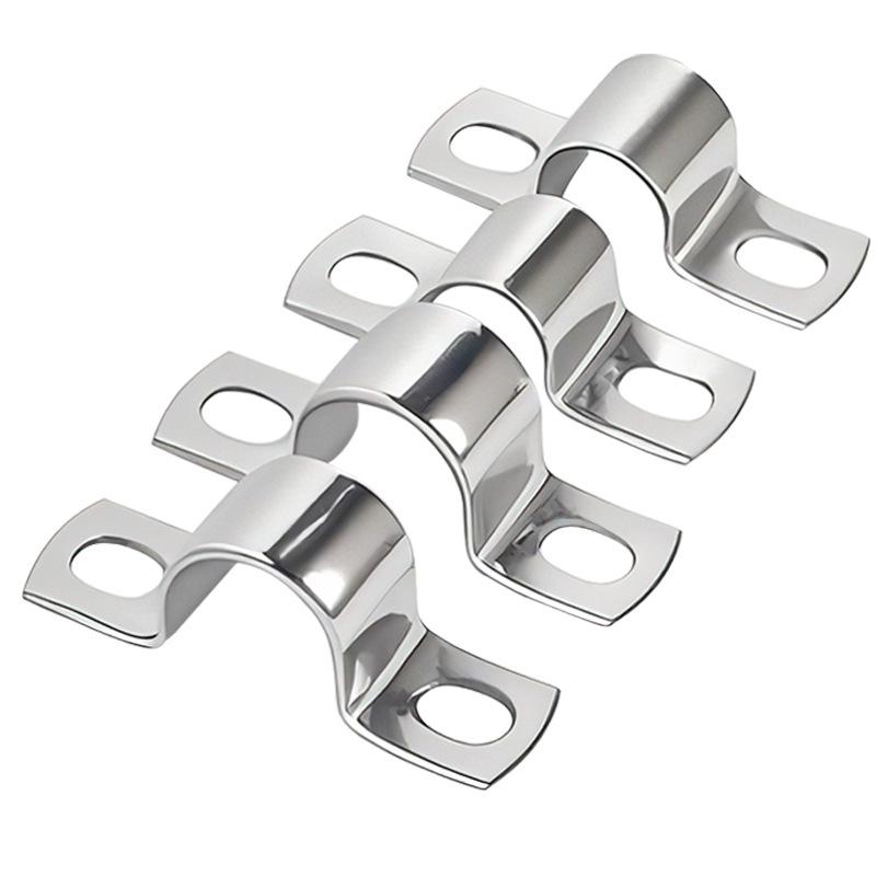 Galvanized U-Shaped Saddle Clamp for Pipes and Hoses