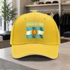 Argentina Flag Pattern Unisexs Sandwich Cap Casual Duckbill Baseball Hat Trendy Gift for Weddings Parties Birthdays