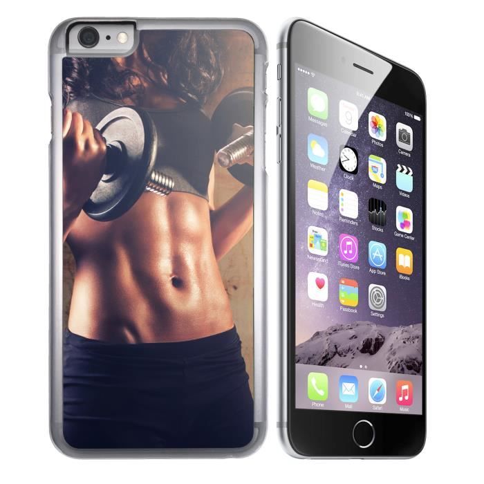 Coque iPhone 6 - 6S Girl Musculation
