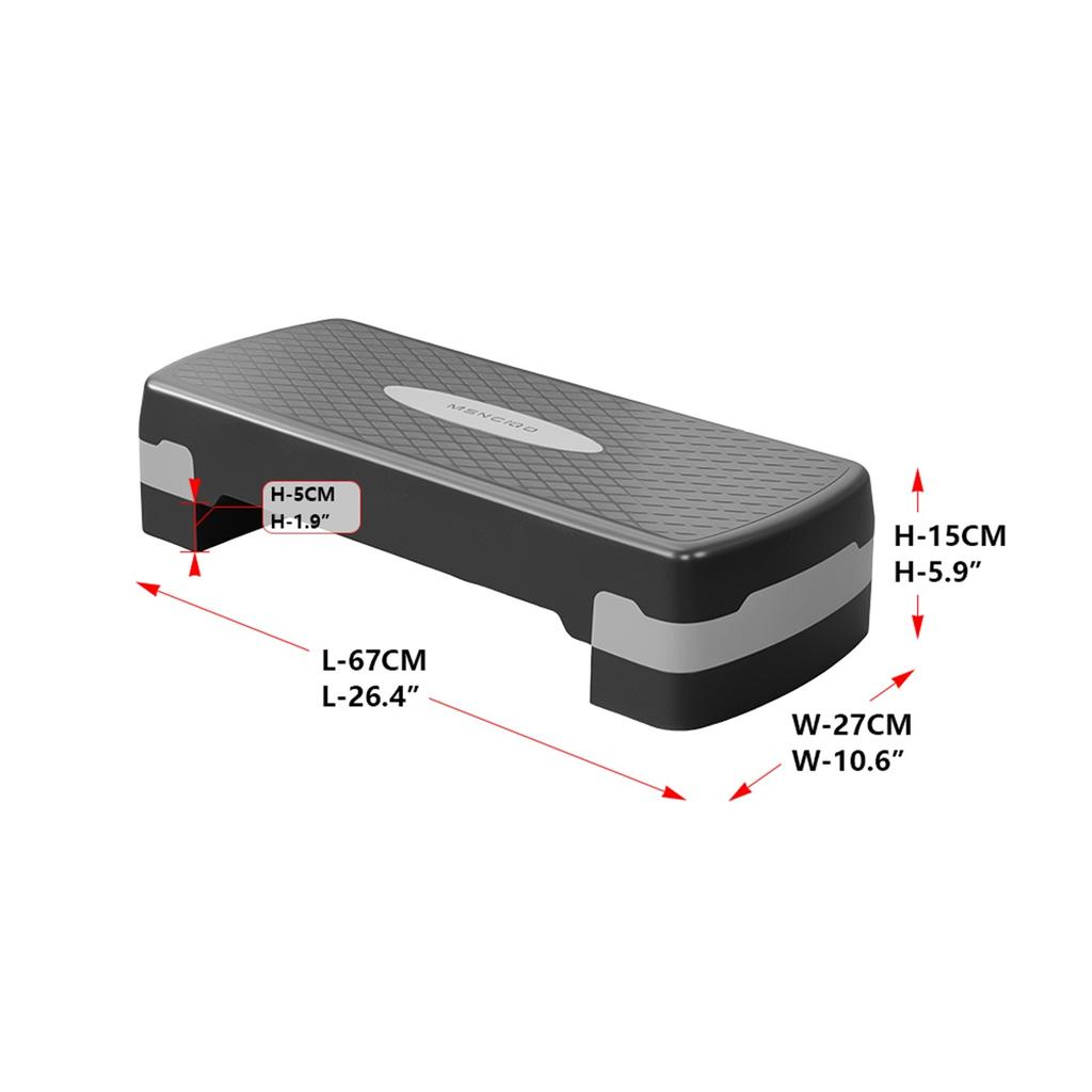 68cm ABS Material Non-Slip Fitness Sports Step Platforms Aerobic Pedal Adjustable Multi-Functional Household Pedal