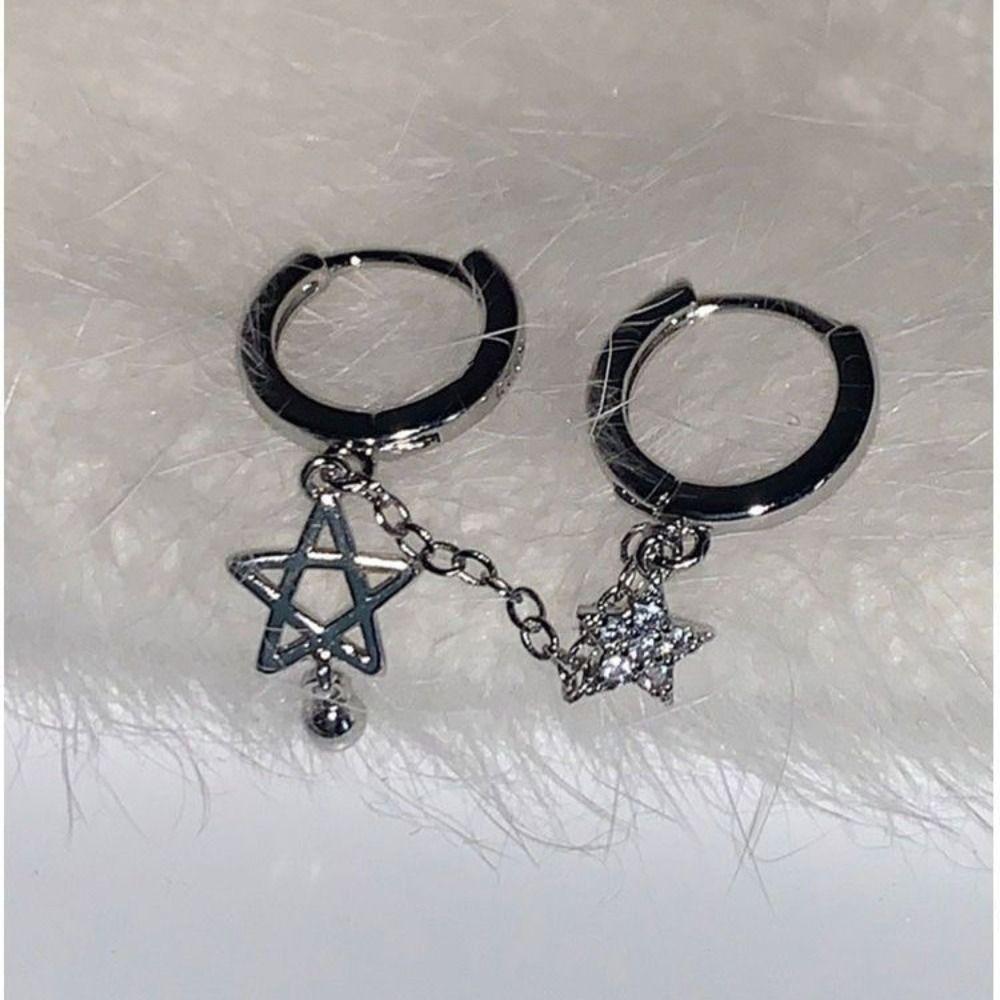 Star Ear Bone Chain Alloy Bone Nail Trendy Piercing Earrings  Girls