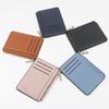 Zipper Card Bag Large Capacity Ultra-thin Simple Multi-card Change Bag
