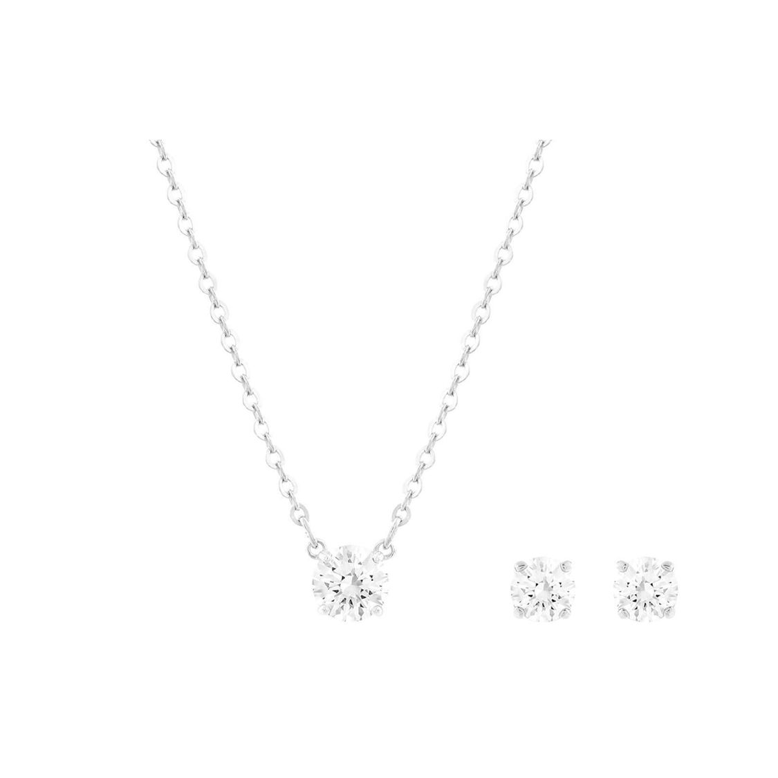 Swarovski Attract Minimalist Jewelry Set Necklace Women jewelry 5143626 Box (Random Color)