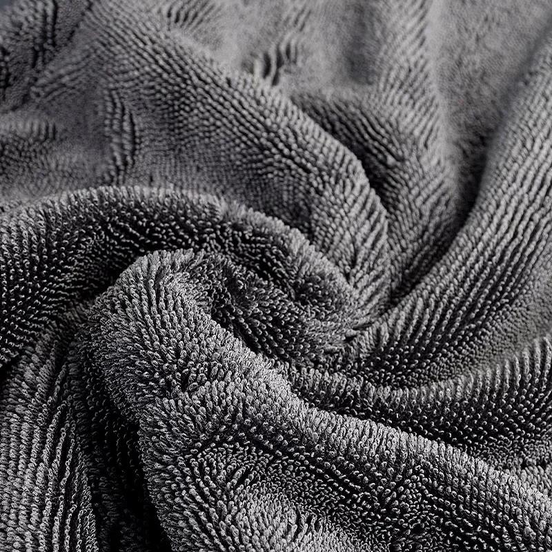 Microfiber Car Wash Towel High-quality Thicken Plush Double-sided Car Detailing Home Kitchen Cleaning Cloth Super Absorbent Rags