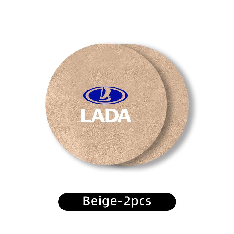 2PCS Car Coaster Cup Holder Anti-slip Accessories For Lada Vesta Niva Samara Kalina Largus Priora Xray Granta NN99