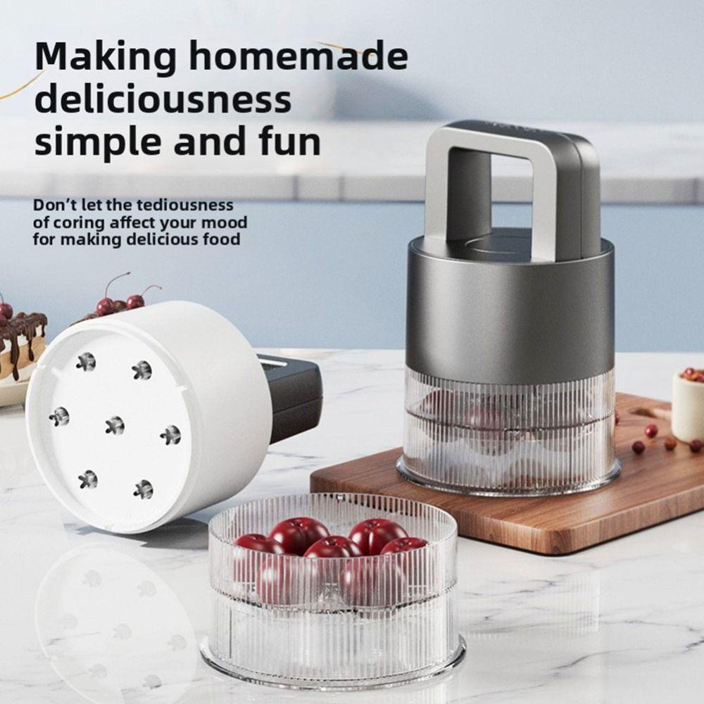 Anti-Splatter Fruit Corer Tool Push-type Olive Pitter New Seed Remover Tool  Kitchen Use