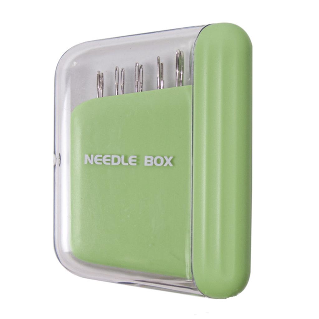 10Pcs Hand Sewing Needle Set with Magnetic Needle Holder Storage Box and Needle Threader for Sewing Quilting Needlework