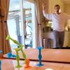 Набір іграшок-дартс на присосках, 9 шт./набір, зняття стресу, будівельні блоки, багаторазові, миються, не залишають слідів, приємний звук при ударі, іграшки-дартс